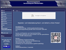 Tablet Screenshot of maschinenreparatur24.de